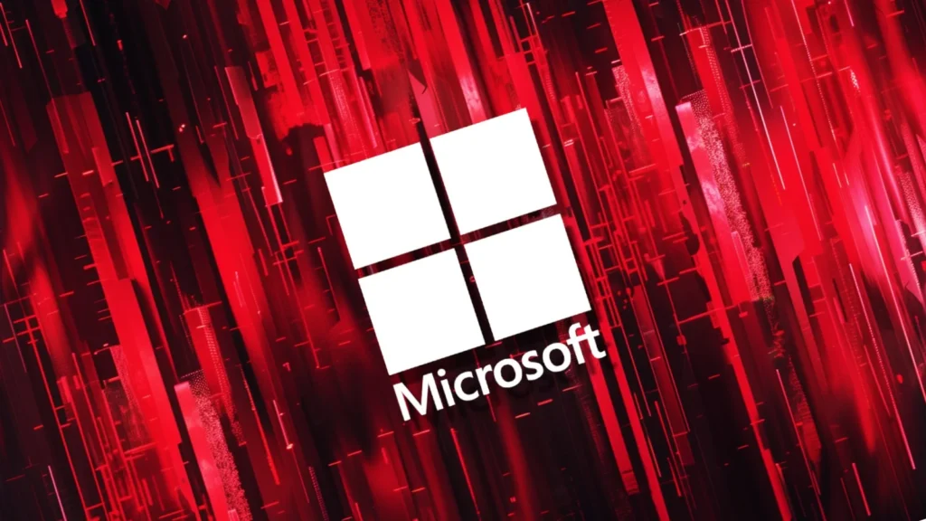 Pantalla de computadora mostrando actualizaciones de seguridad de Microsoft Windows con logos de seguridad cibernética