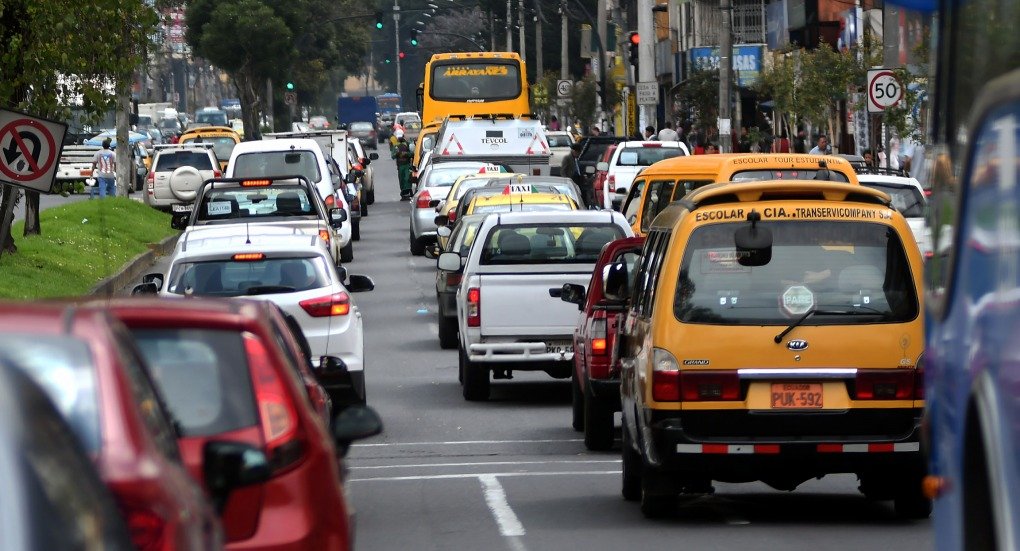 tráfico en Quito