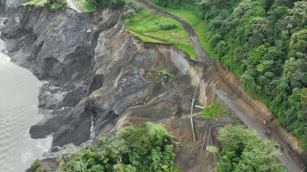 erosión regresiva del río Coca