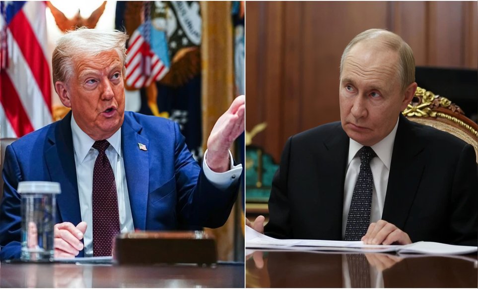 Vladímir Putin y Donald Trump durante reunión diplomática para discutir acuerdos Putin Trump Alaska sobre conflicto ucraniano