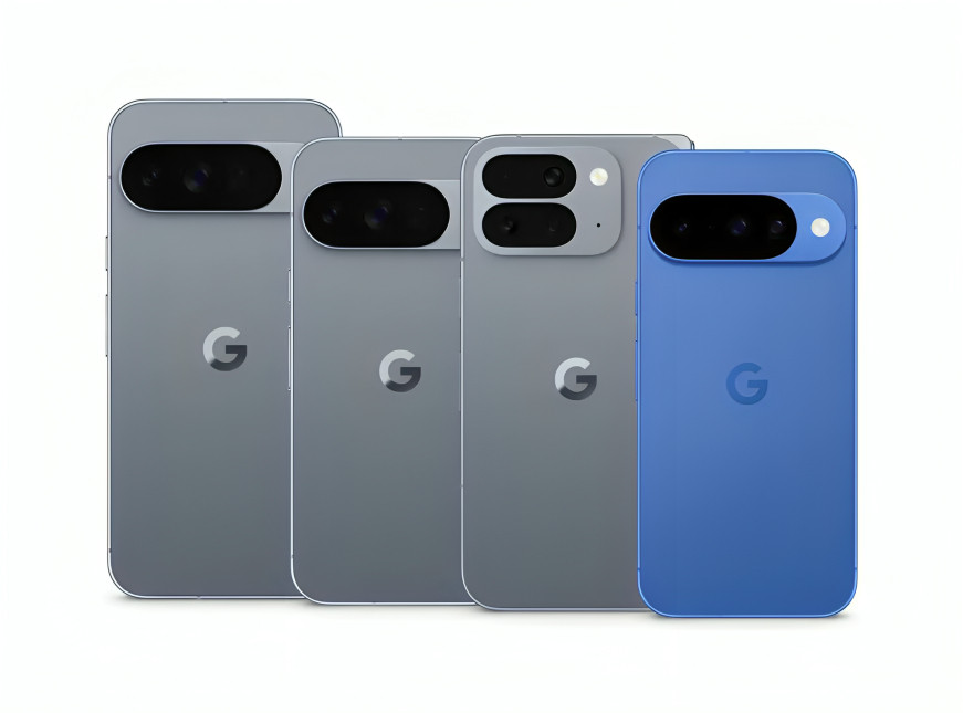 Google Pixel 10 mostrando sistema de cámara triple y interfaz de inteligencia artificial en pantalla Actua Display