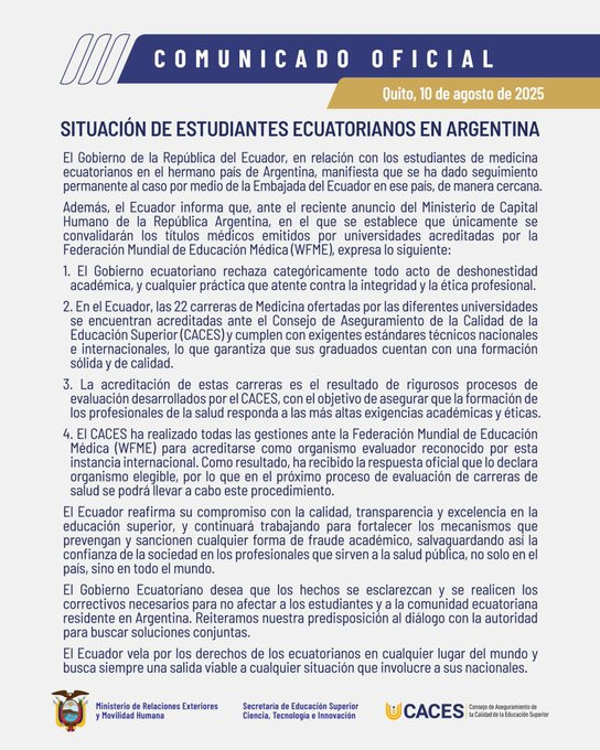 acreditación mundial de Medicina