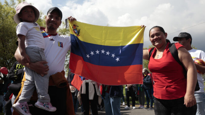 Venezolanos en Ecuador