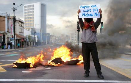 protestas en Ecuador