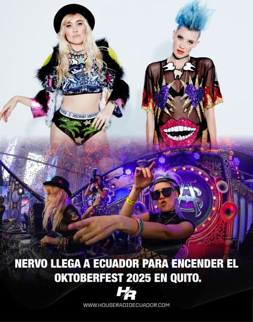NERVO en el OktoberFest 2025 en Ecuador concierto de música electrónica
