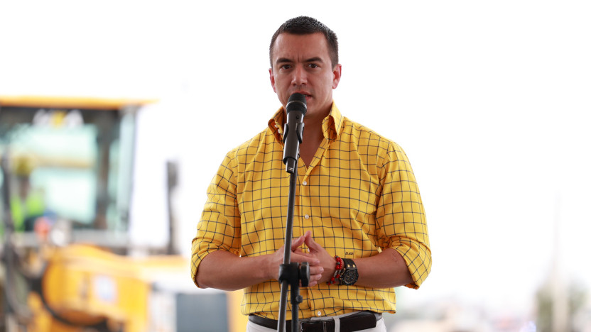 Daniel Noboa insiste en reducir el número de asambleístas