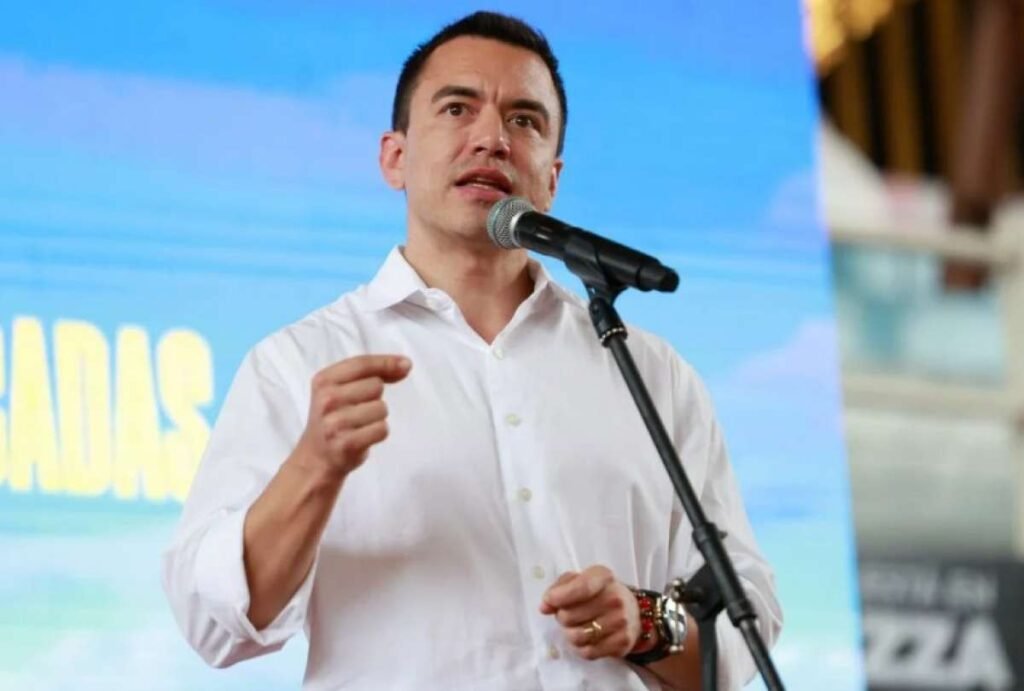 Daniel Noboa anuncia golpe histórico a economías criminales en Ecuador.