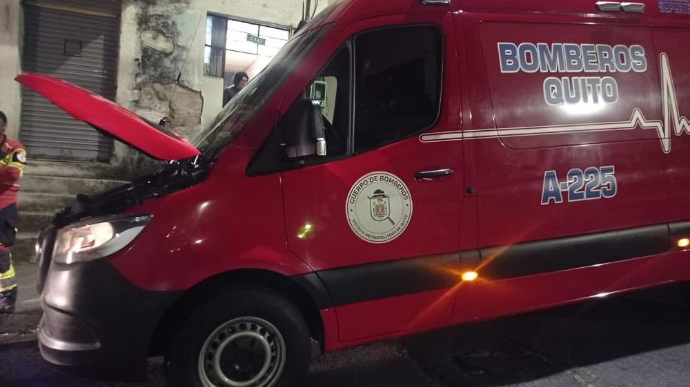 Ambulancia del Cuerpo de Bomberos