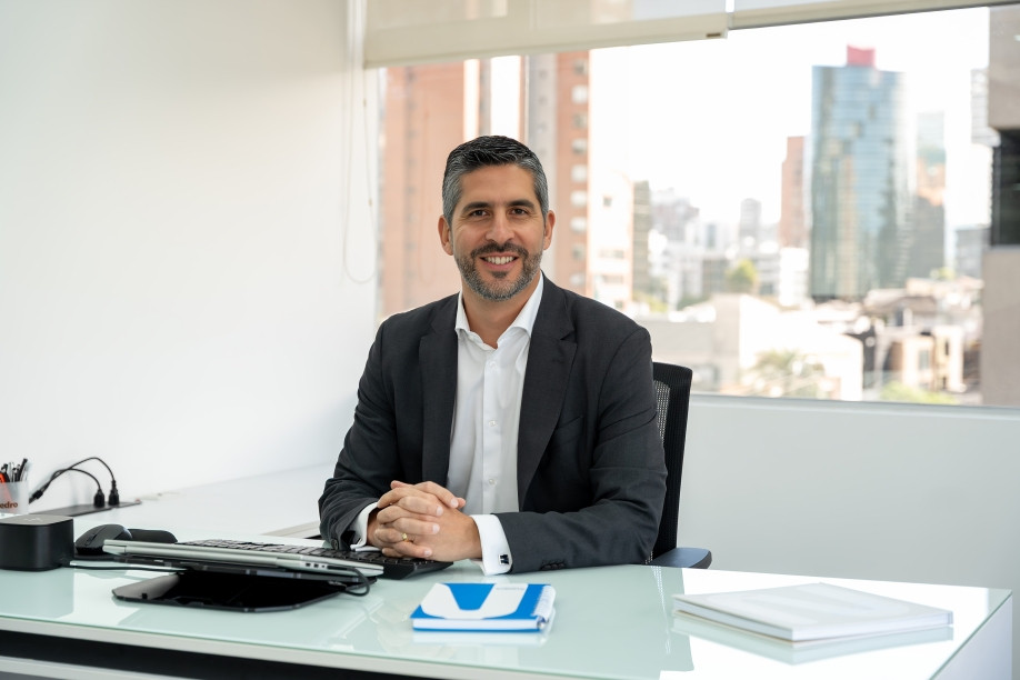 Pedro Sánchez Saá, nuevo Country Manager de SONDA Ecuador, en anuncio de su designación como gerente general de la compañía tecnológica