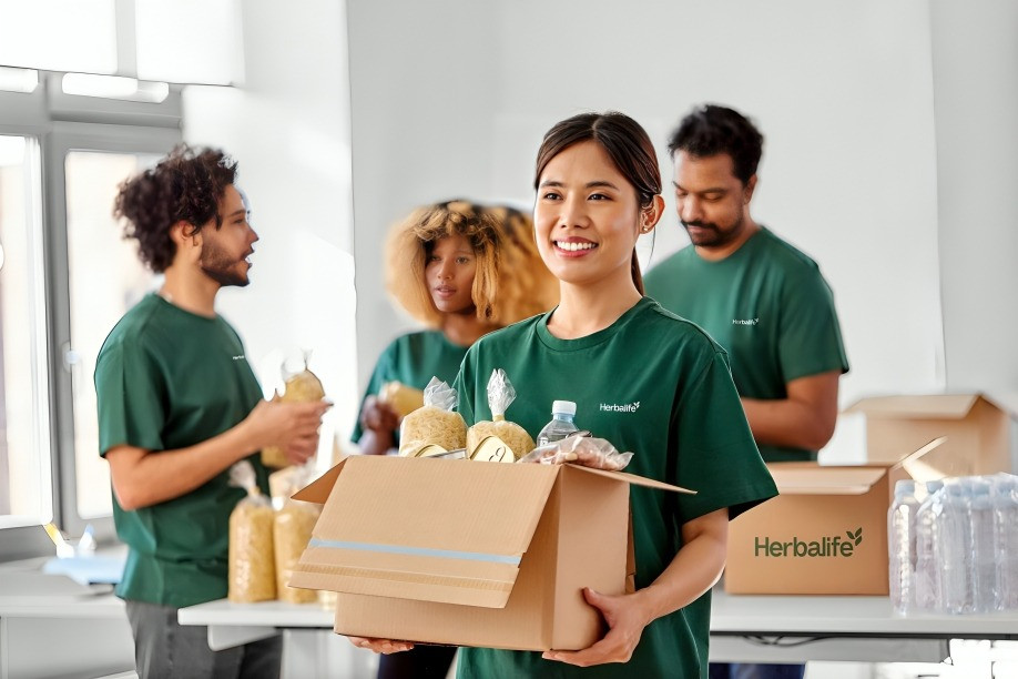 Herbalife donación Banco de Alimentos