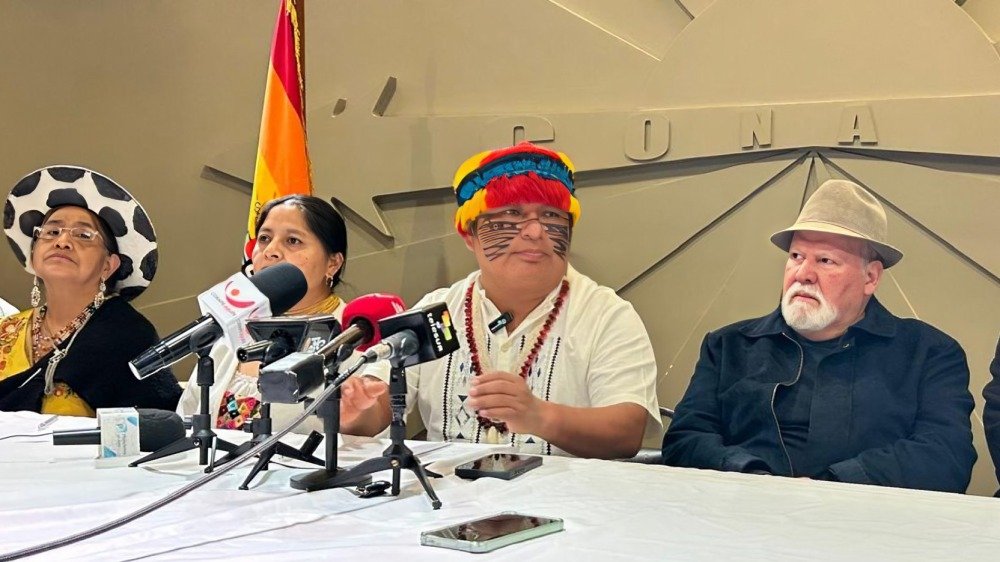 movilización contra el Gobierno de Noboa