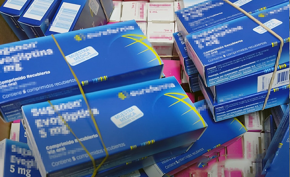 muestras médicas