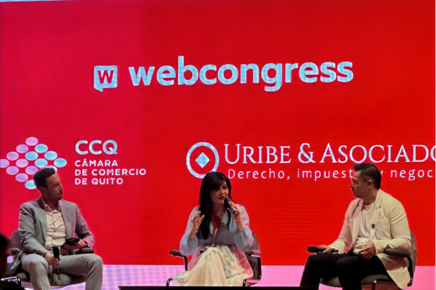 Evento WebCongress AI Compliance Ecuador 2025 organizado por Cámara de Comercio de Quito sobre inteligencia artificial empresarial