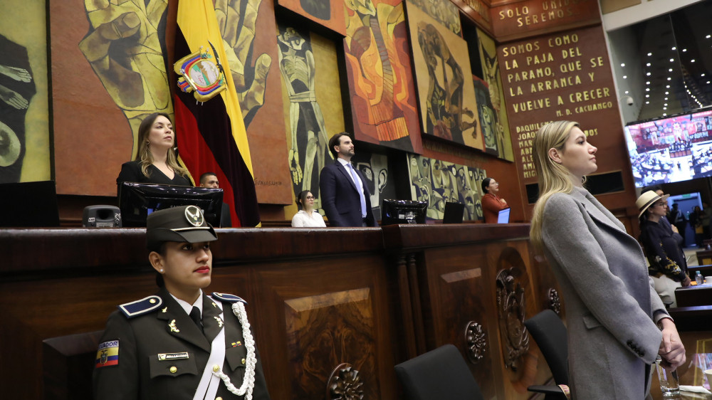 Cinco asambleístas no han hablado en el Pleno de la Asamblea Nacional de Ecuador