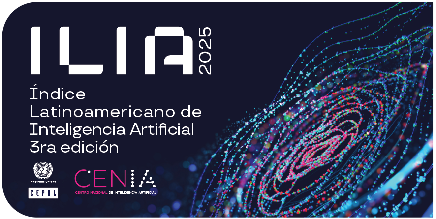 Gráfico comparativo del Índice Latinoamericano de Inteligencia Artificial 2024 y 2025 elaborado por Digital Metrics y DPL News.