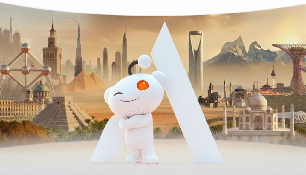 Logo de Aleph junto al de Reddit representando su alianza global en publicidad digital