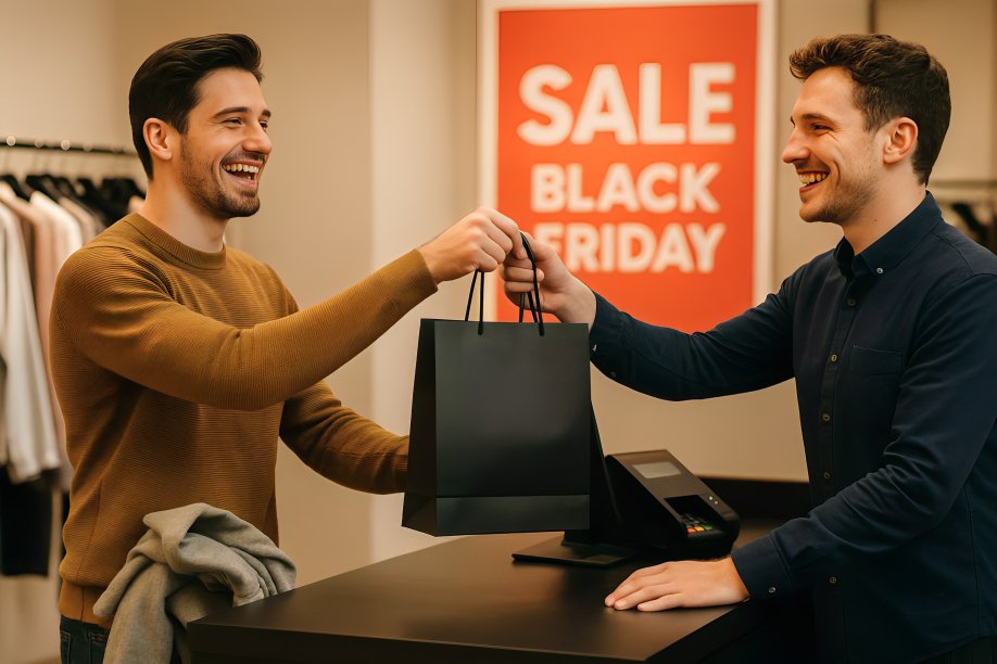 Consumidores ecuatorianos planificando Black Friday efectivo y sin estrés con lista de compras y presupuesto organizado