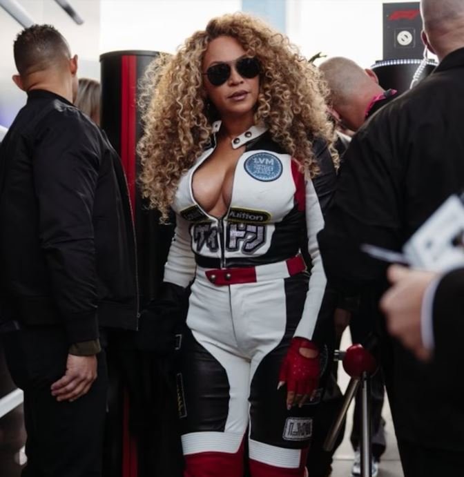 Beyoncé en el Gran Premio de Las Vegas