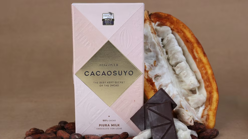 Cacaosuyo gana el premio al mejor chocolate del mundo con cacao peruano de Junín.