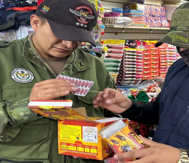 Decomisan 2.650 productos pirotécnicos 