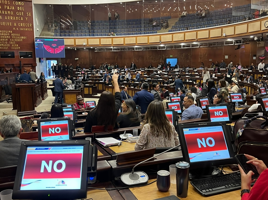 Reformas a privados de la libertad profundizan tensiones entre ADN y correísmo en la Asamblea