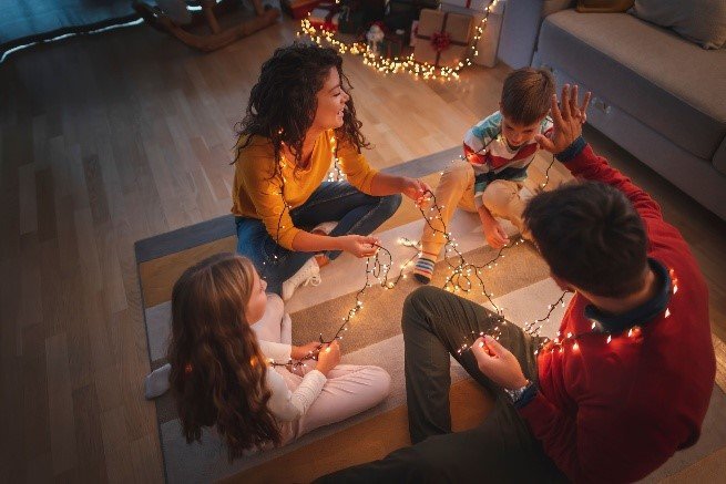tecnología en la Navidad ecuatoriana