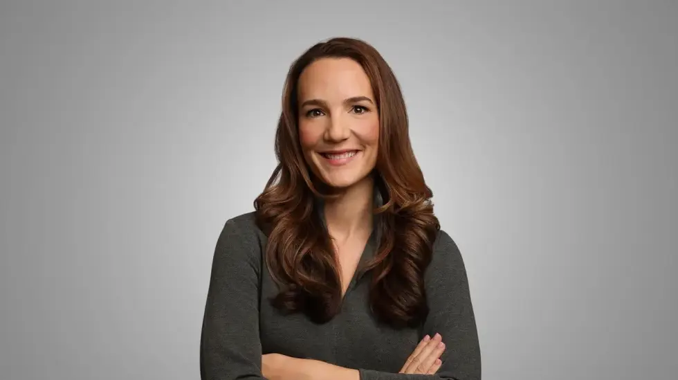 Marta Bralic Kerns fundadora de Pomelo Care durante una conferencia sobre salud materna