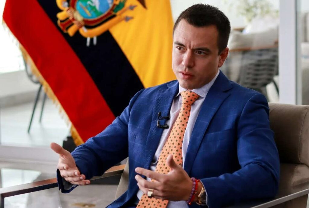 Daniel Noboa arremete contra fallo de la Corte