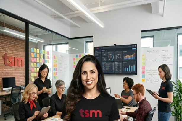 Ejecutivos ecuatorianos analizando datos de inteligencia artificial en sala de reuniones moderna con pantallas digitales