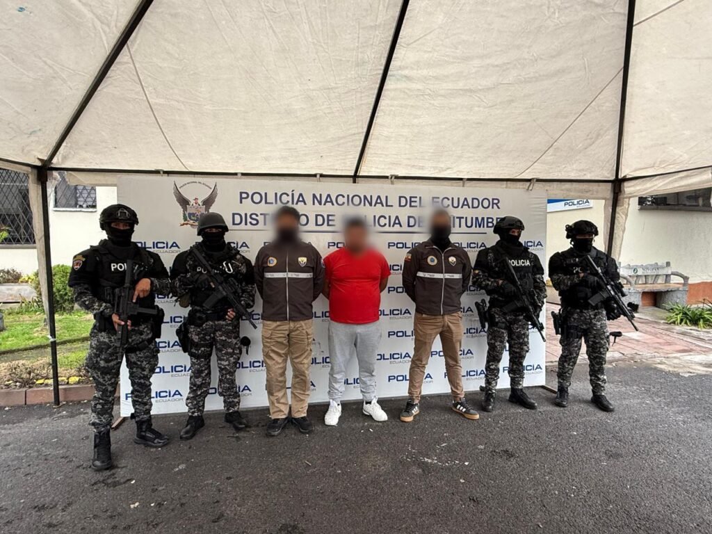 Tercer más buscado de Ecuador detenido por la Policía Nacional en operativo realizado en el sur de Quito