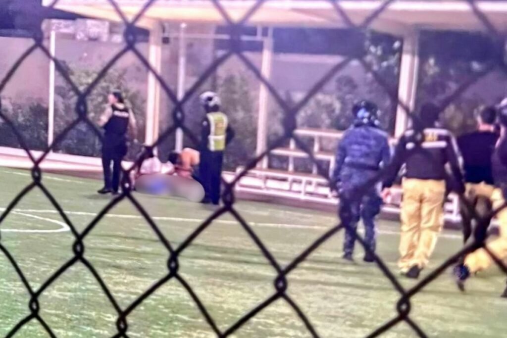 Escena del ataque armado en Mocolí ocurrido en el Golf Club la noche del 7 de enero de 2026