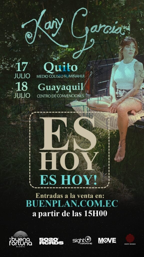 Kany García confirma su regreso a Ecuador en 2026 con conciertos en Quito y Guayaquil