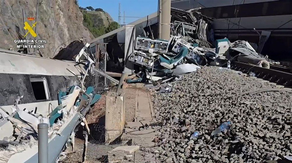 accidente ferroviario en España