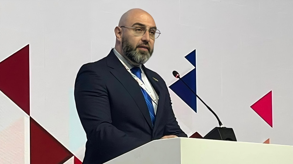 Mario Godoy presidente del Consejo de la Judicatura en sesión sobre juicio político en Ecuador