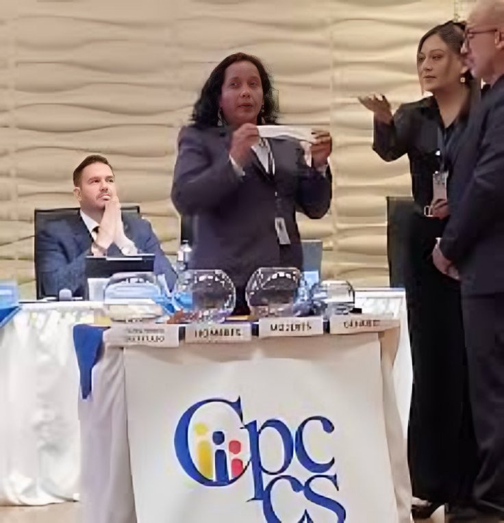 Vocales del Cpccs durante sorteo público de la Comisión Ciudadana de Selección del Fiscal General en Ecuador 2026