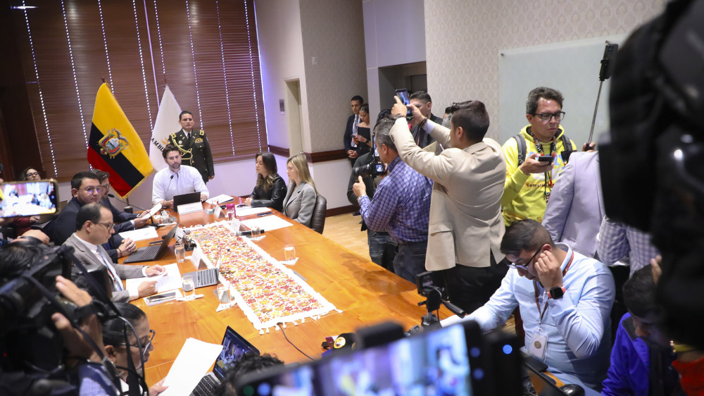 Reunión del Consejo de Administración Legislativa donde se rechazó juicio político contra vocales del Consejo de Participación que designaron a Mario Godoy