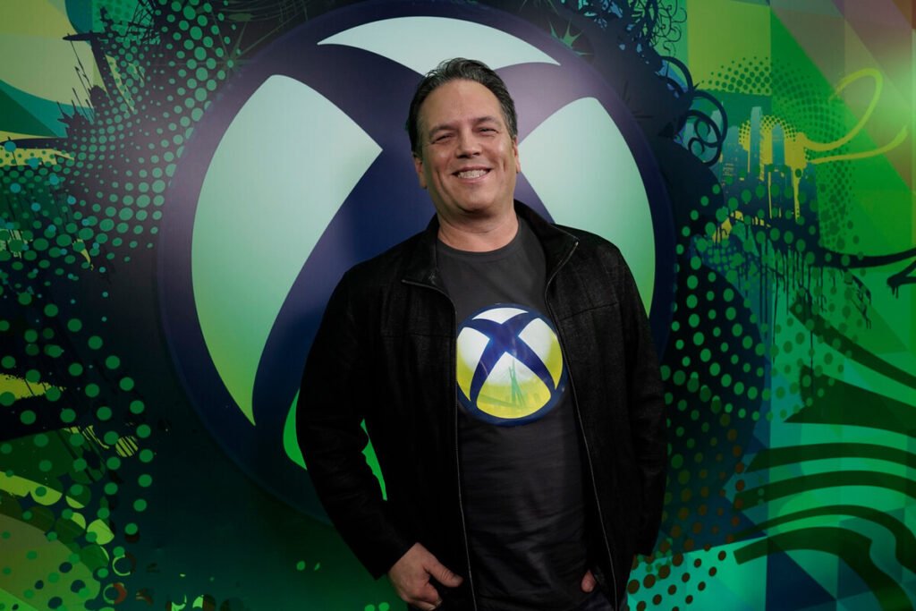 Infografía detallando el relevo en Microsoft Gaming con los nuevos nombramientos de Asha Sharma y Matt Booty.