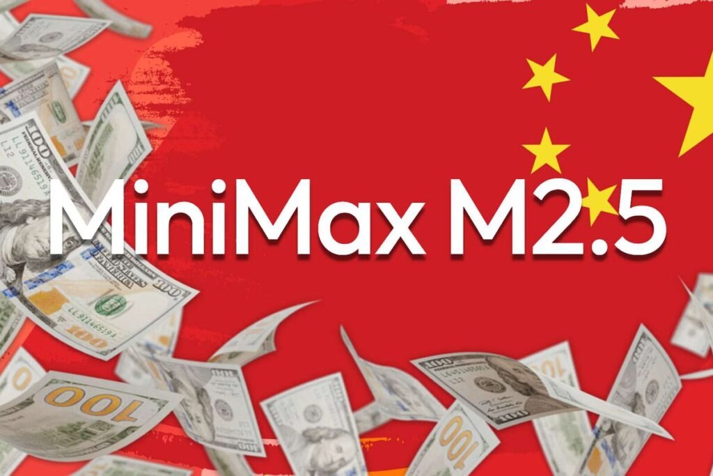 Modelo de inteligencia artificial MiniMax M2.5 presentado como ejemplo de IA barata en China.