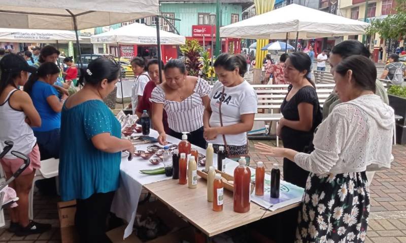 Feria en Puyo