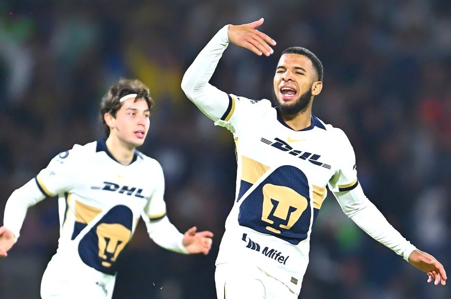 Pedro Vite marcó con Pumas en la Concachampions