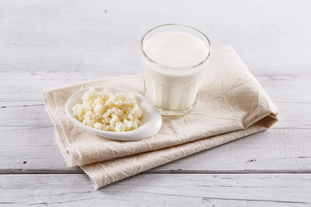 omparación nutricional y beneficios para la salud del kéfir y el yogur.