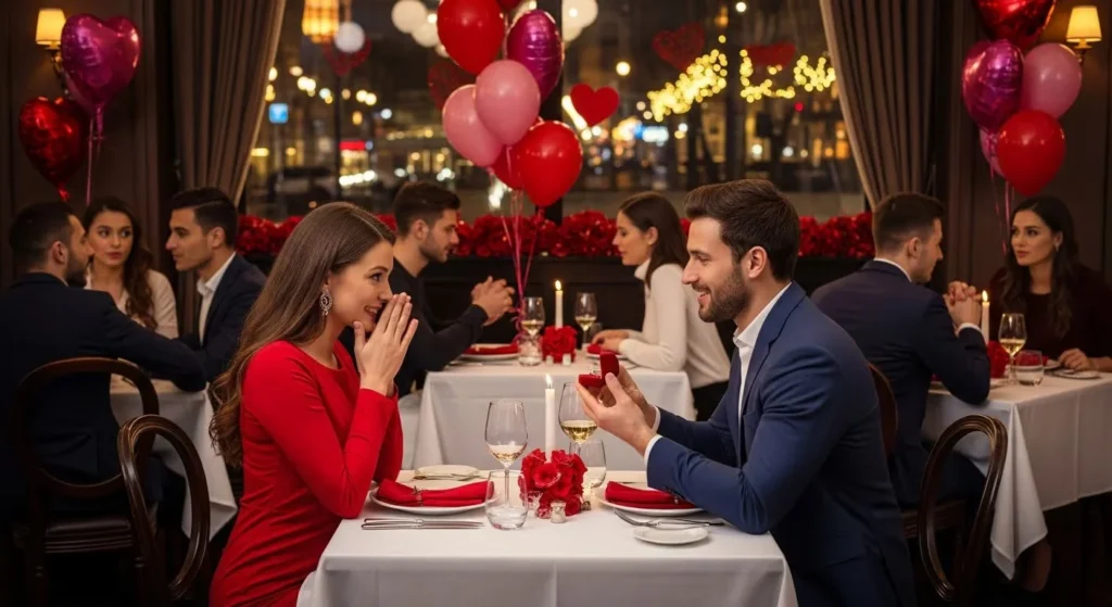 Pareja sonriendo y abrazándose en un entorno tranquilo, simbolizando la importancia de la salud mental y el bienestar emocional en San Valentín.