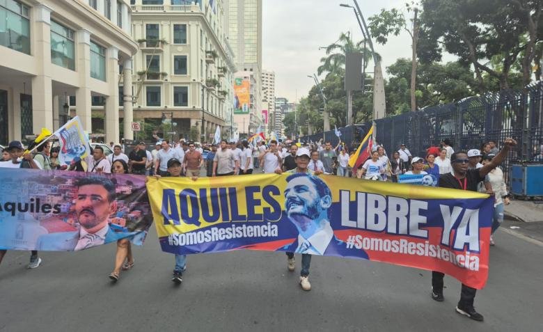 marcha Aquiles Álvarez caso Goleada
