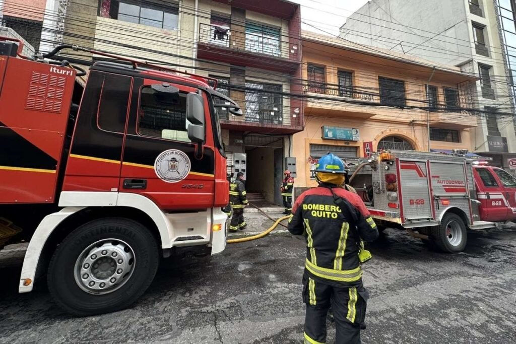 Adulto mayor murió en un incendio en Quito