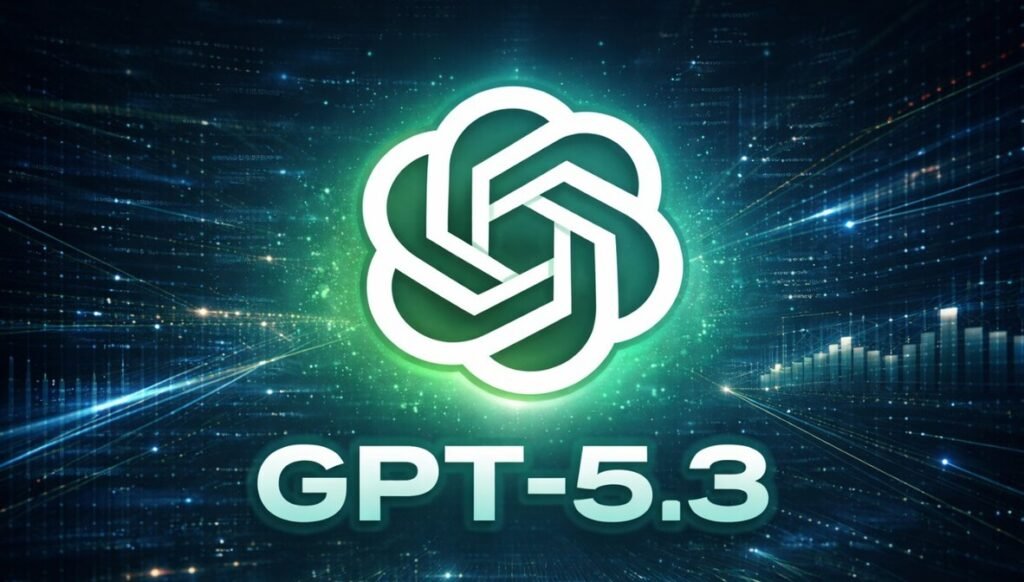 Interfaz de usuario mostrando la velocidad y precisión del nuevo modelo de IA GPT 5.3 Instant de OpenAI.