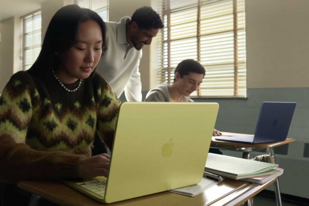 Análisis gráfico sobre el rendimiento del MacBook Neo frente a chips M1 y M2 de Apple.