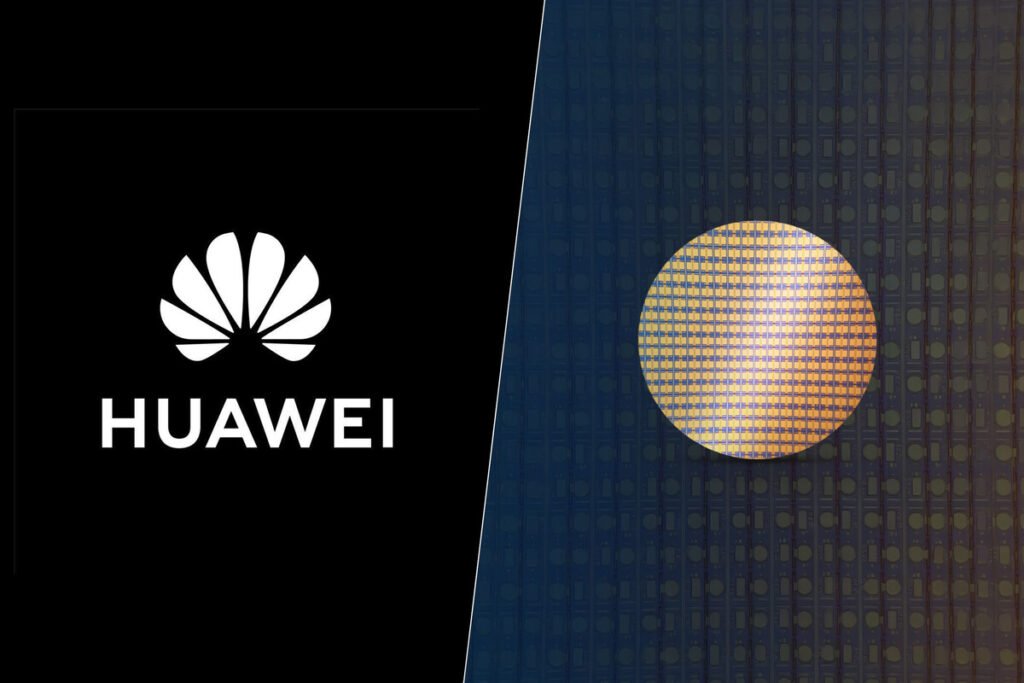 Micrografía técnica de los chips láser para IA de Yuanjie Semiconductor integrados en un módulo fotónico.