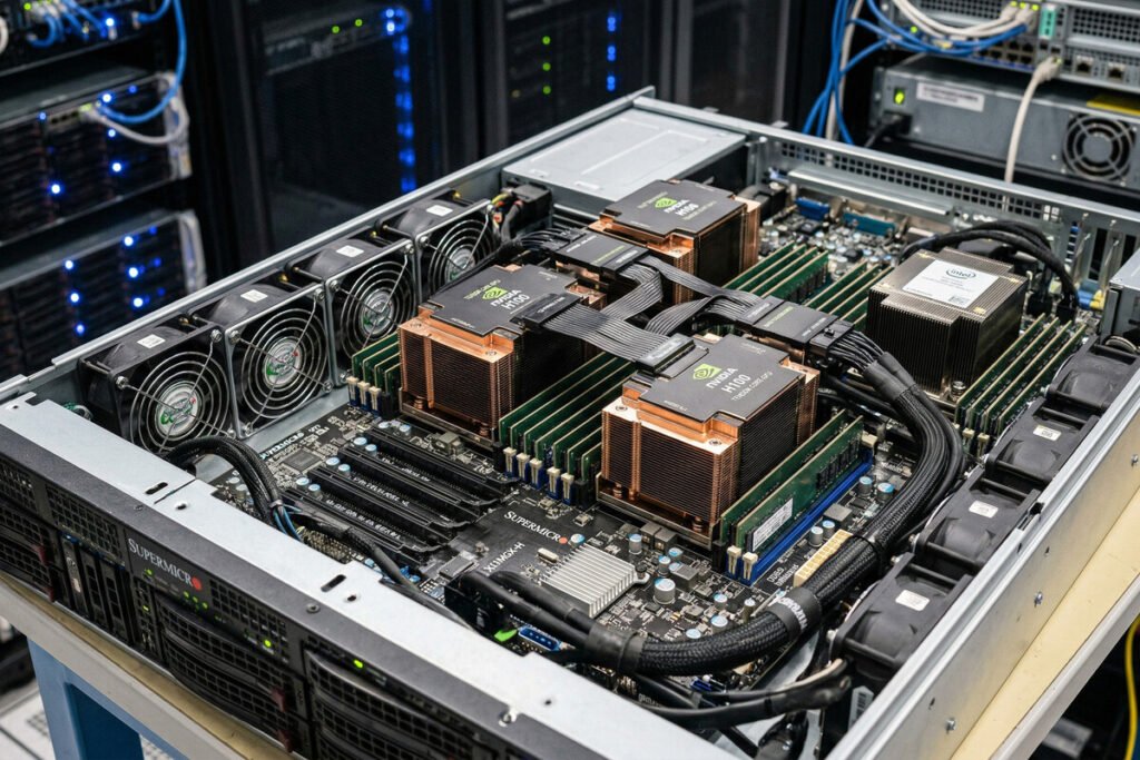 Servidores de alto rendimiento implicados en la exportación de GPU de NVIDIA a China de forma irregular.