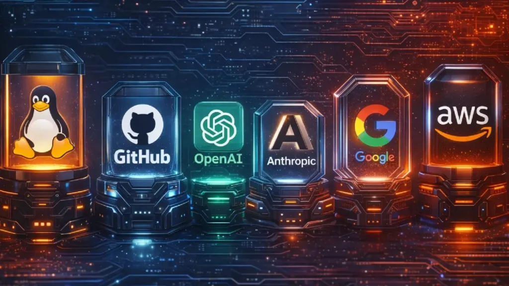 colaboración de GitHub y empresas tecnológicas para fortalecer el código abierto