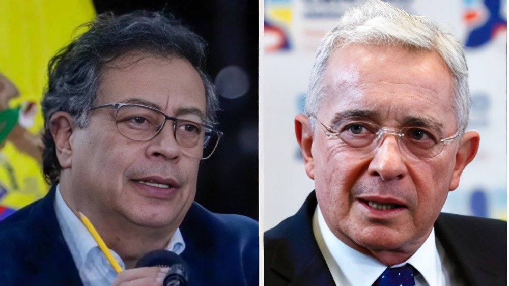 Gustavo Petro y Álvaro Uribe